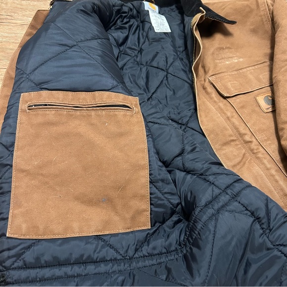 Carhartt brown and tan jacket - Picture 6 of 12